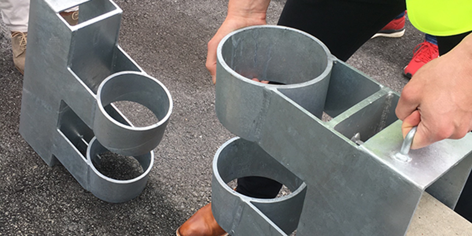 Bild på delad Flexcorner